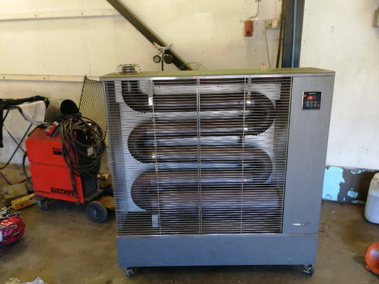 Melting snow and ice with Airrex AH-800 heater